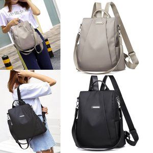 Women Waterproof Oxford Travel Backpack Anti-theft